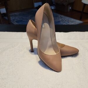 COLE HAAN Fair Haven Maple Sugar Leather Pumps Heels